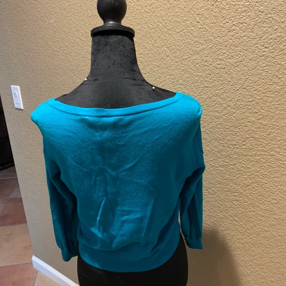 Candies Cropped Cardigan Sweater - Picture 2 of 6